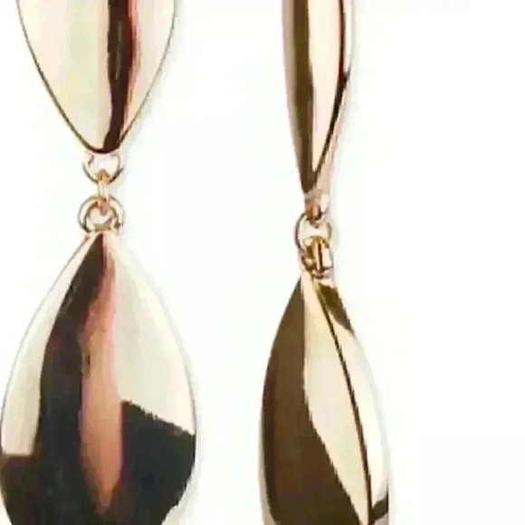 Charter Club new Goldtone Double Drop Earrings - Picture 2 of 2